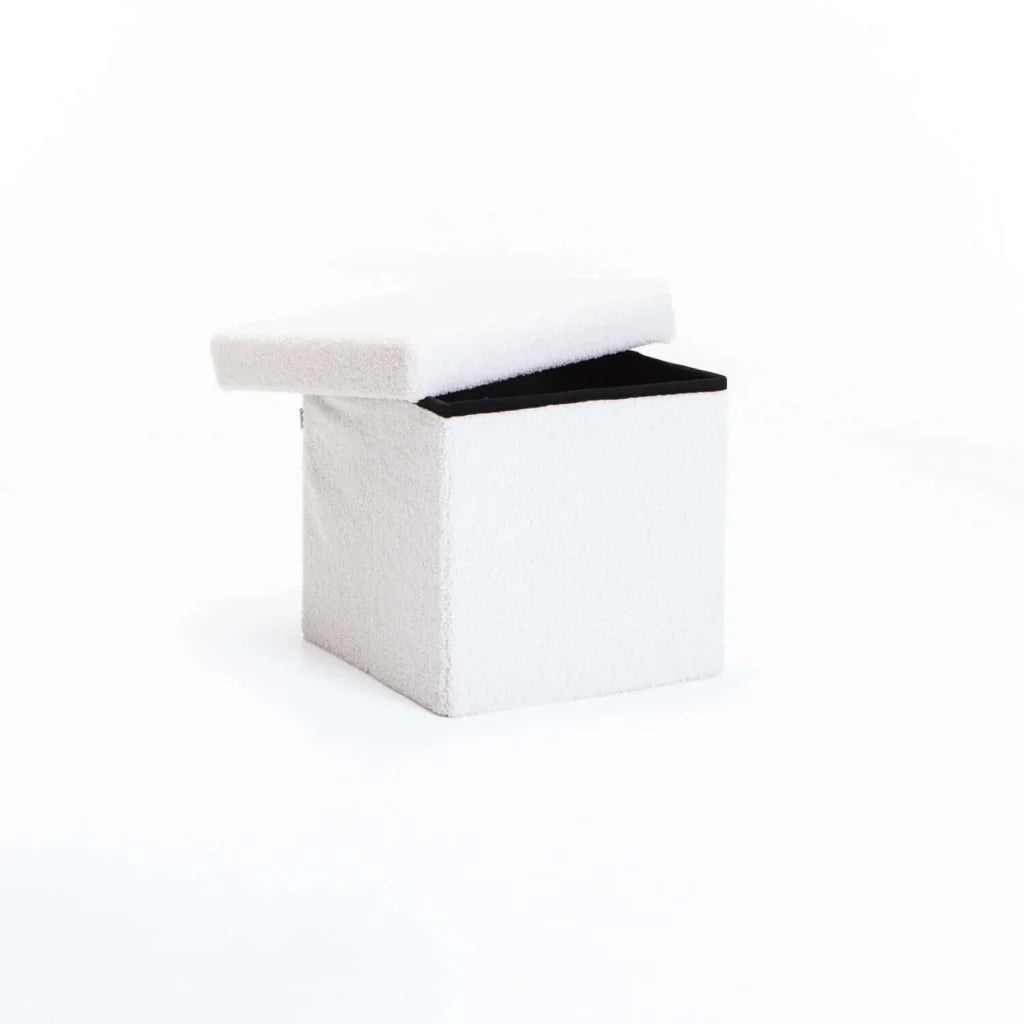 Naome Fleece Single Ottoman