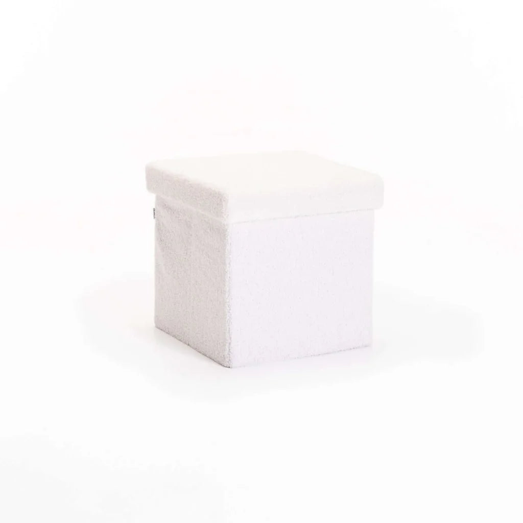 Naome Fleece Single Ottoman