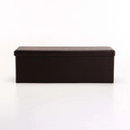 Naome Leather Touch Triple Ottoman