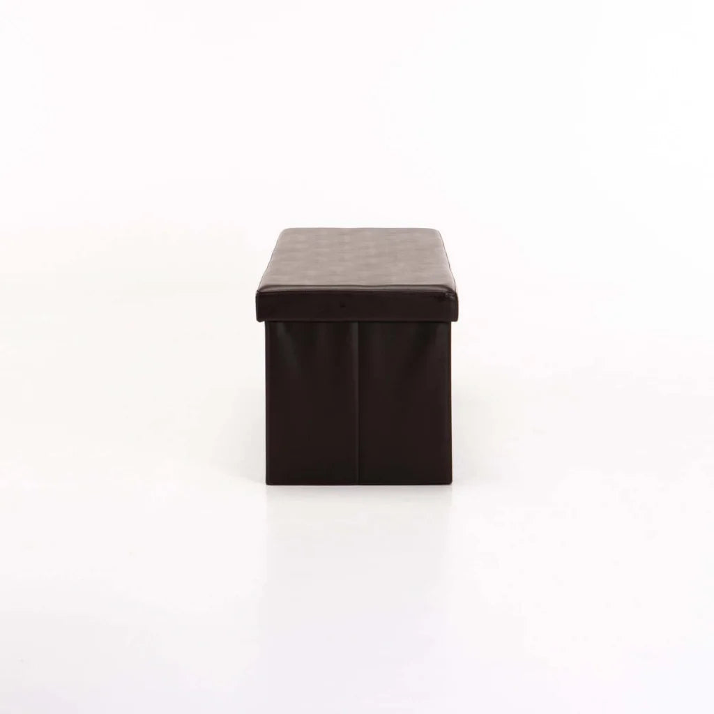 Naome Leather Touch Triple Ottoman