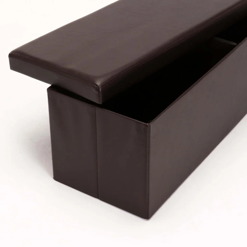Naome Leather Touch Triple Ottoman