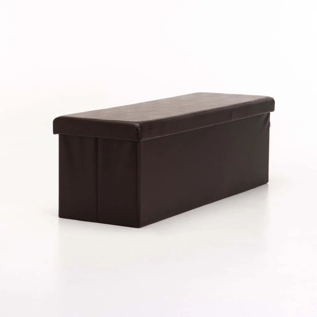 Naome Leather Touch Triple Ottoman