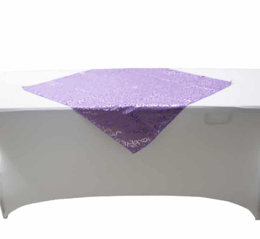 Overlay Tablecloth Fancy Light Purple 90cm
