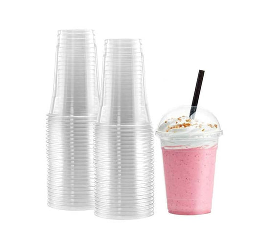 500ml Disposable Plastic Smoothie Cups 50s