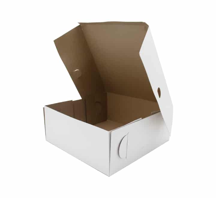 White Cake Box