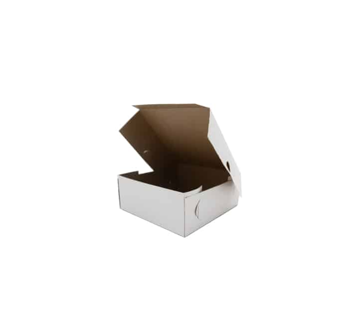 White Cake Box