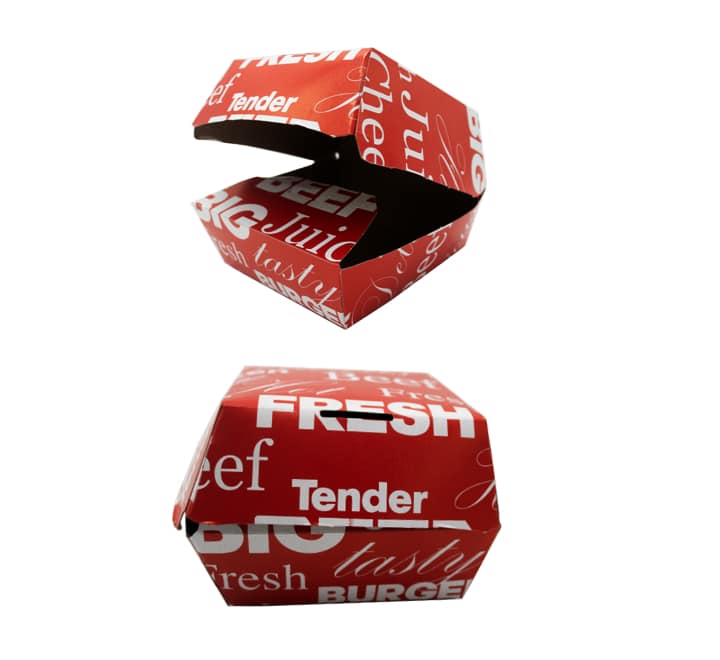 Burger Clamshell Medium 100s