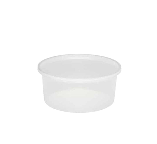 Disposable Plastic Tub with Lid 1000ml