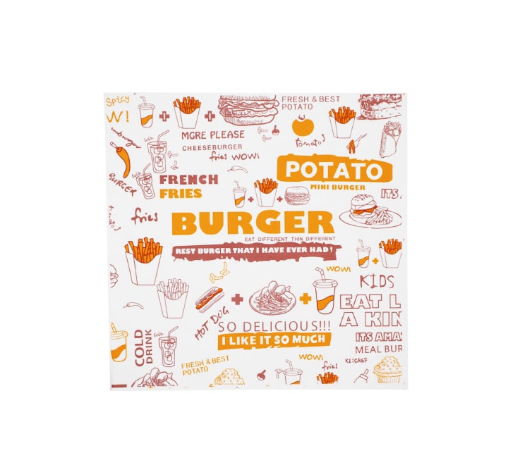 Printed Food Wraps 100s