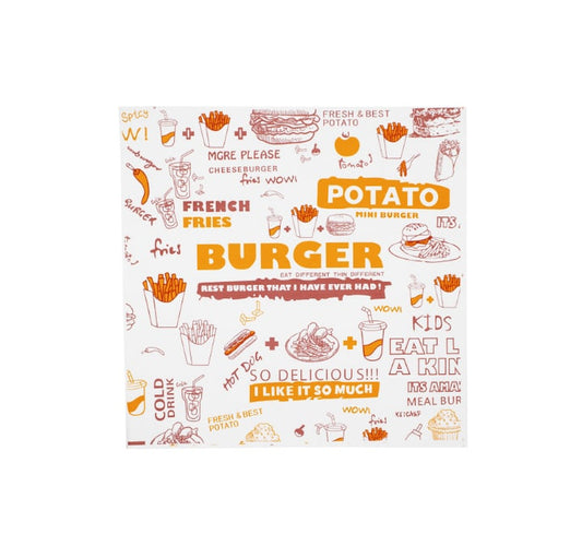 Printed Food Wraps 100s