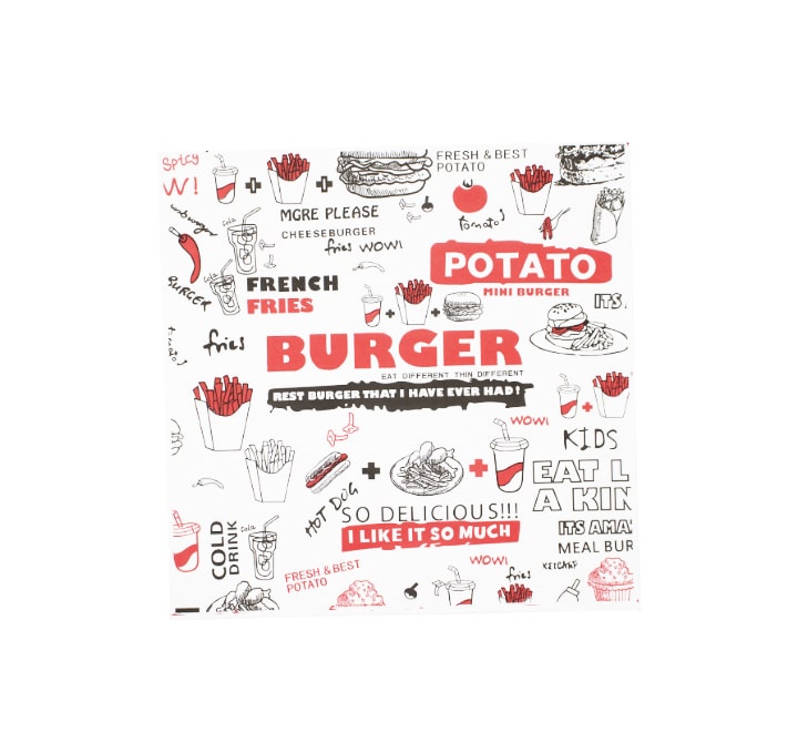 Printed Food Wraps 100s