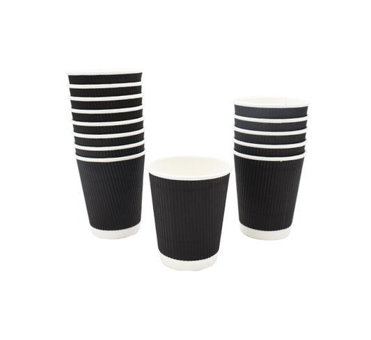 Coffee cups double wall ripple 25’s