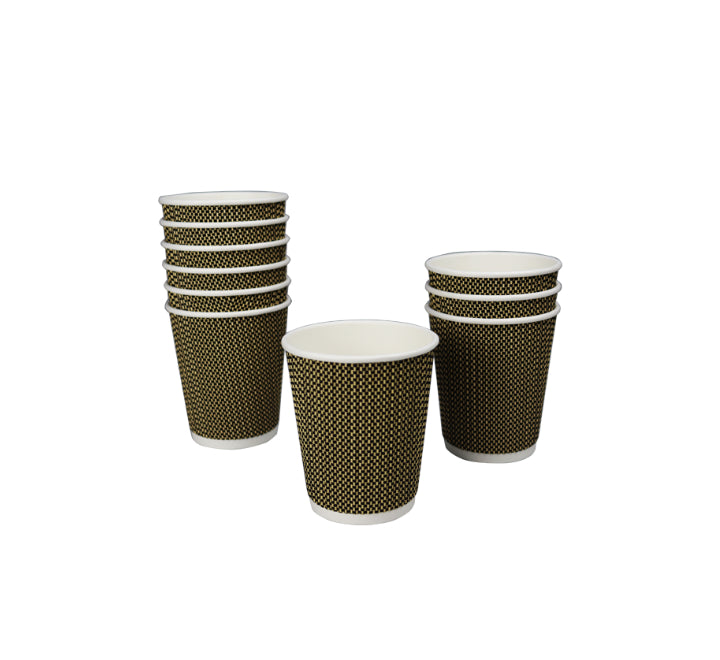 Double Wall 3D Ripple Coffee Cups 25s (250ml)