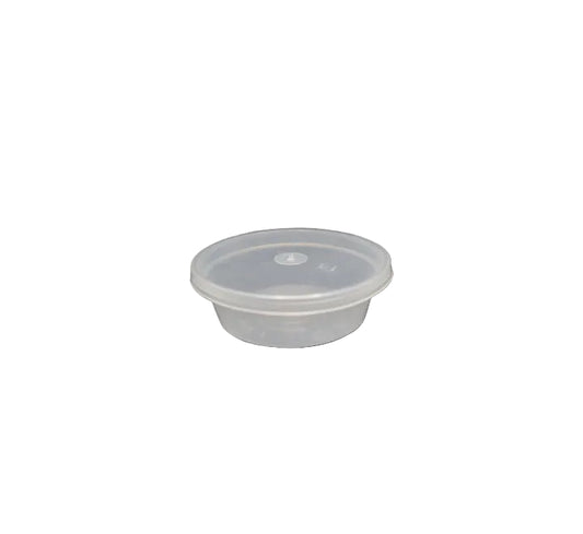 Clear Plastic Tub & Lid 100s