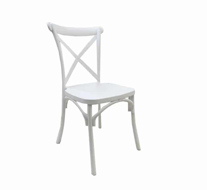 Plastic Cross-back Chair