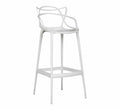Web Cocktail Bar Stool -  White