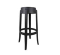 Hard Plastic Bar Stool - Black