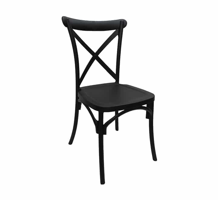 Plastic Cross-back Chair
