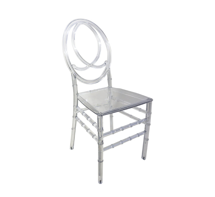 Clear Phoenix Chair 1pc (excludes cushion)