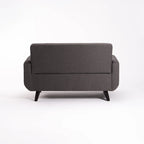 Pejane Fabric 2 Seater Couch - Grey / Dark Leg