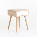 Puttini 1 Drawer Pedestal - Oak / White