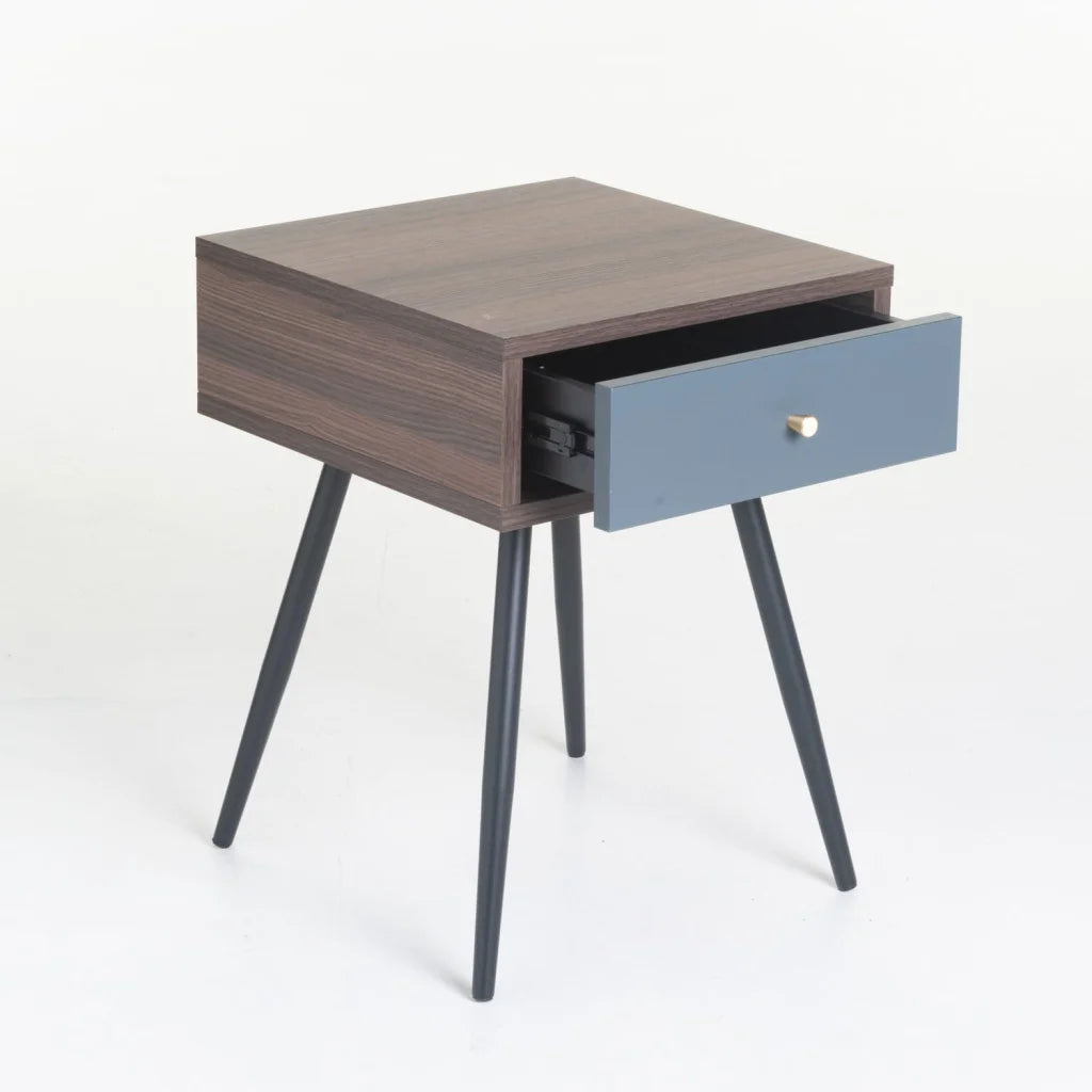 Puttini 1 Drawer Pedestal - Brown / Grey