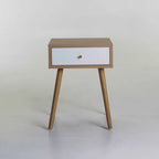 Puttini 1 Drawer Pedestal - Oak / White