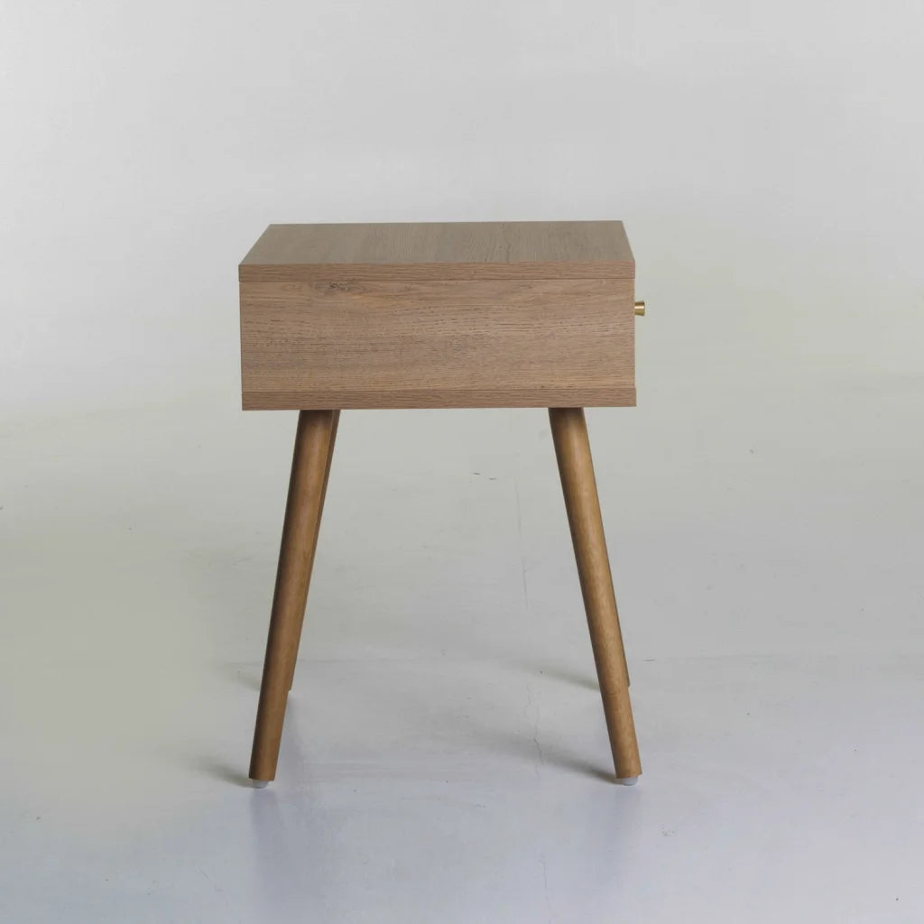 Puttini 1 Drawer Pedestal - Oak / White