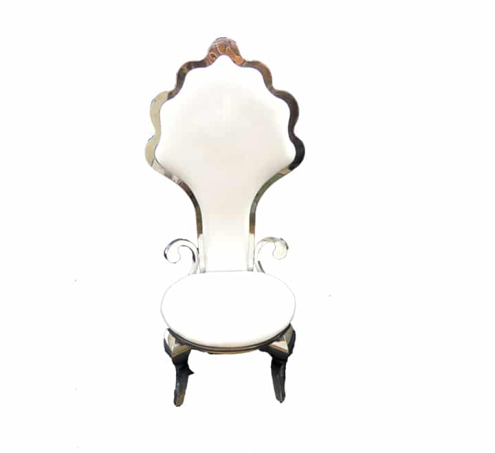 Royal dining chair white