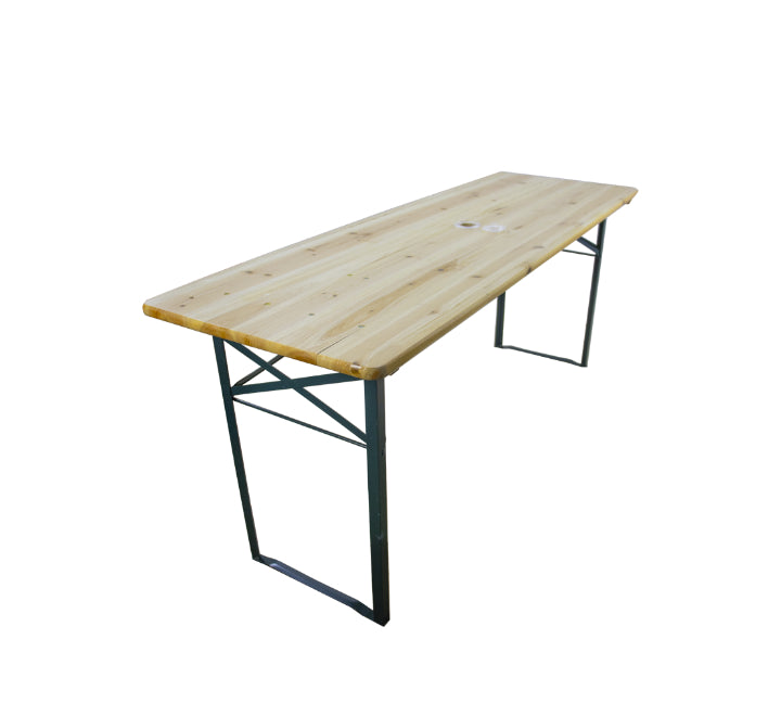 Wooden Table and Bench Set