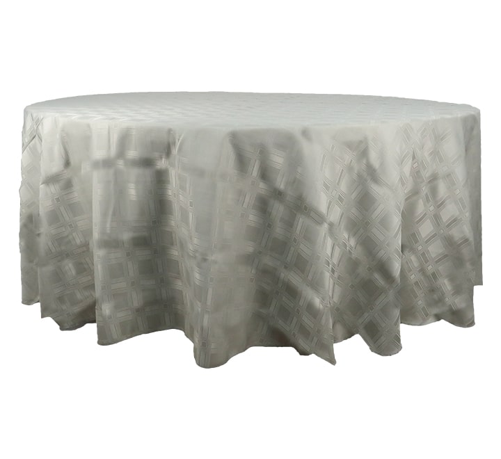 Round Damask Table Cloth