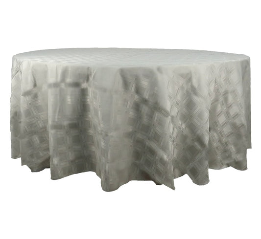Round Damask Table Cloth