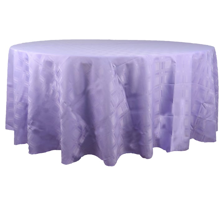 Round Damask Table Cloth