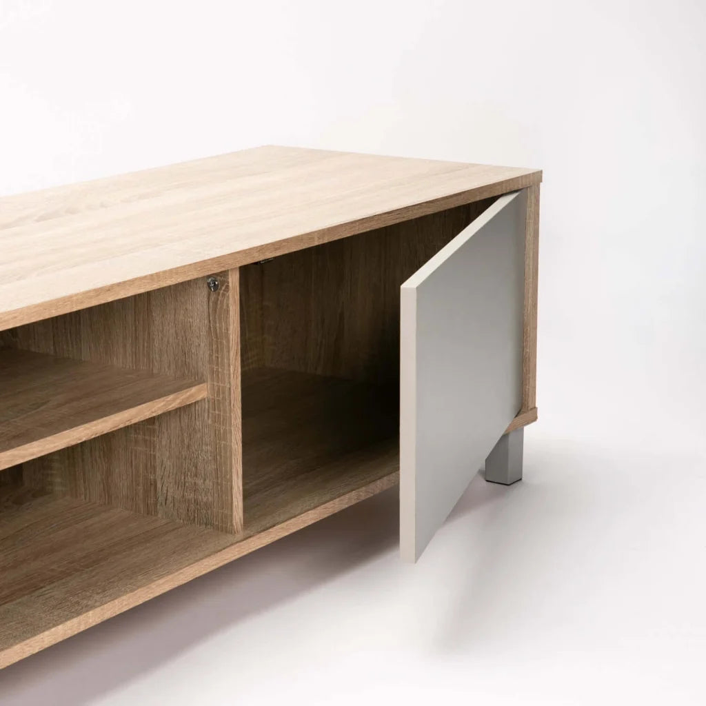 Radicchio 1 Door TV Unit - Oak