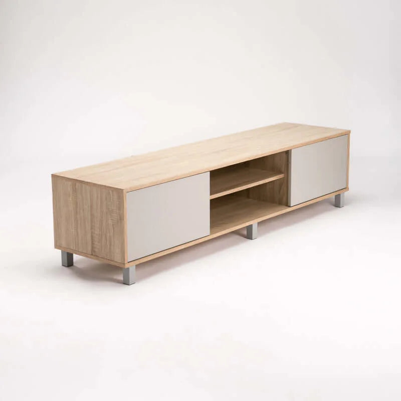 Radicchio 2 Door TV Unit - Oak