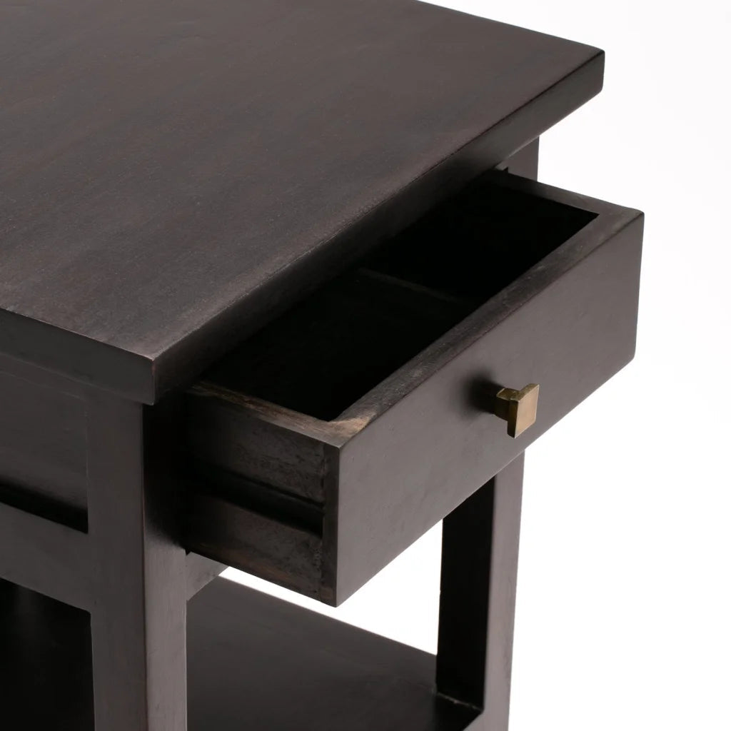 Raykie 1 Drawer Pedestal - Mahogany