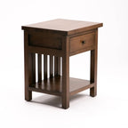 Raykie 1 Drawer Pedestal - Walnut