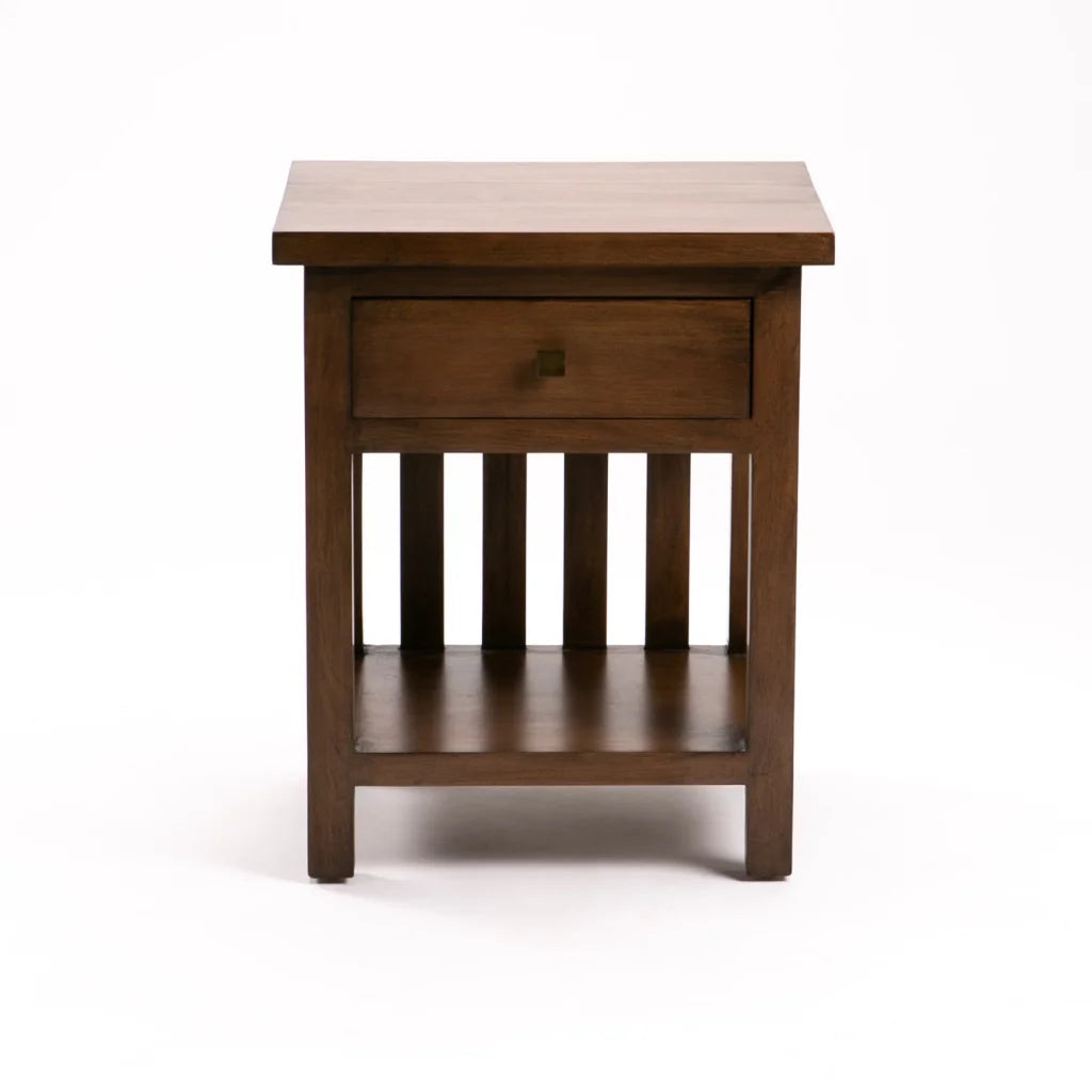 Raykie 1 Drawer Pedestal - Walnut
