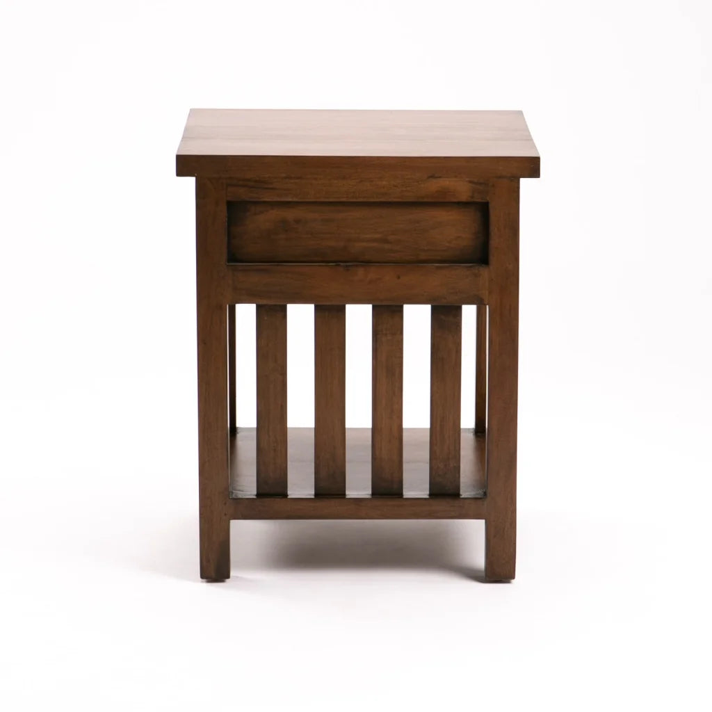 Raykie 1 Drawer Pedestal - Walnut