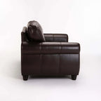 Revue Genuine Leather 2 Seater Couch - Oxblood
