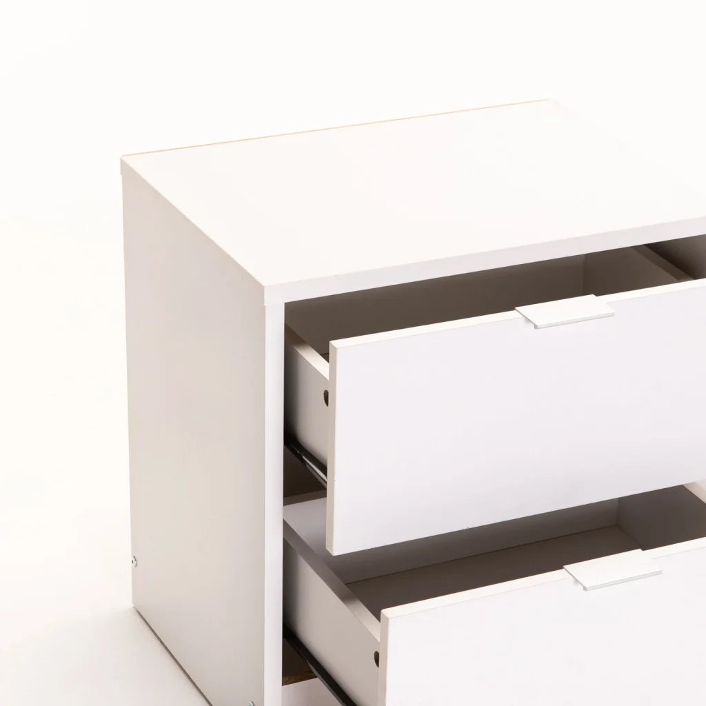 Ruzeiza 2 Drawer Pedestal - White