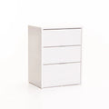 Ruzeiza 3 Drawer Pedestal - White