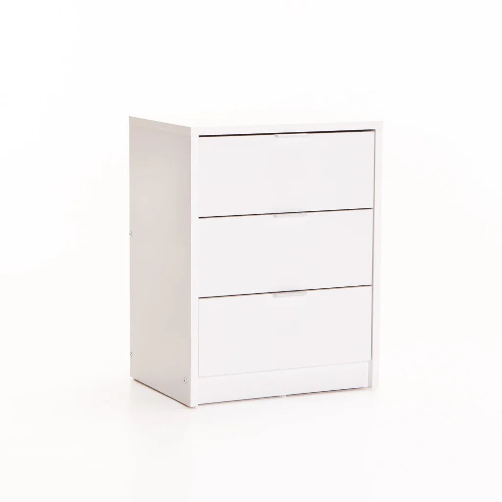 Ruzeiza 3 Drawer Pedestal - White
