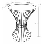 Elijah 36cm Round Side Tables