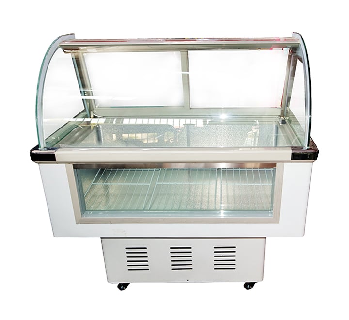 Display Fridge Curved Glass 1.2m