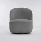 Saanvi Fabric Swivel Chair - Grey