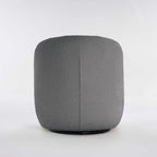 Saanvi Fabric Swivel Chair - Grey