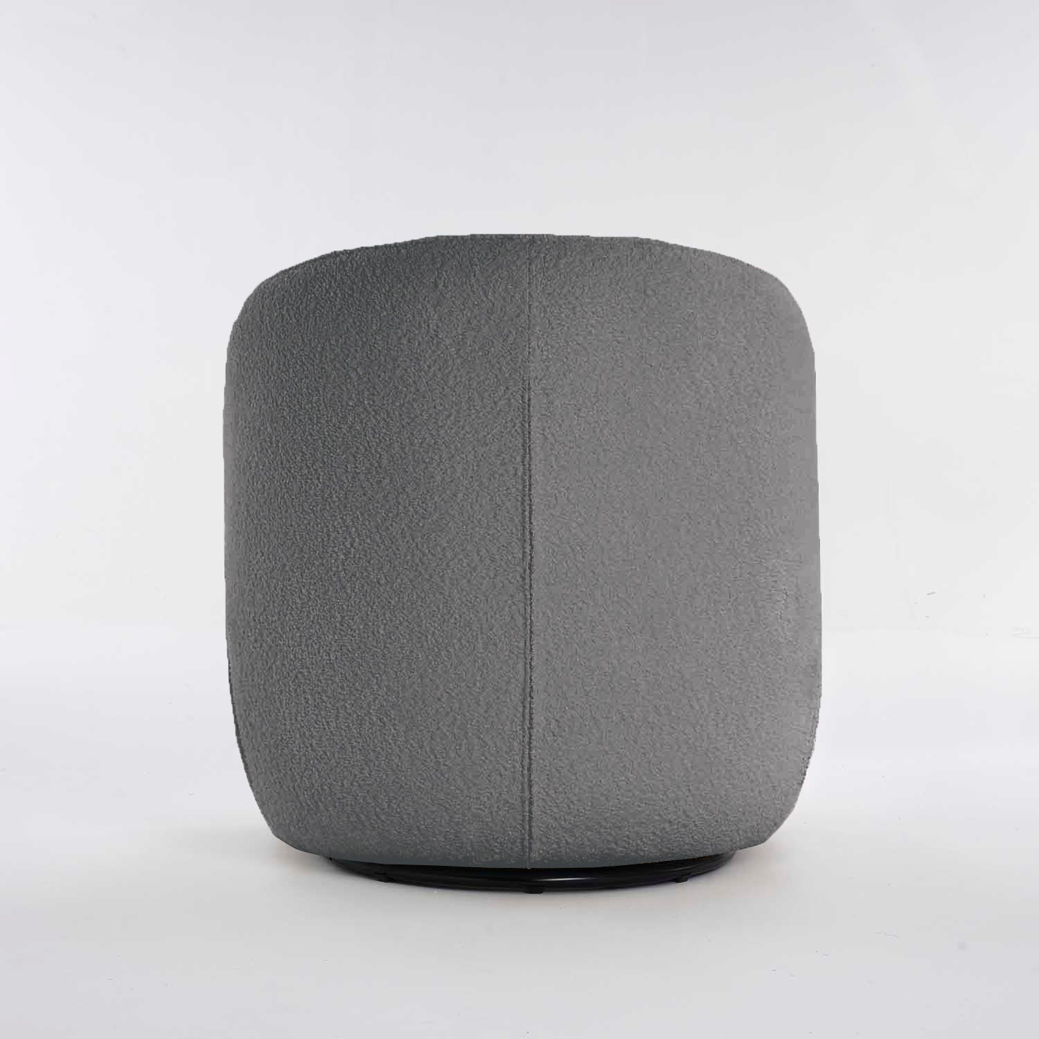 Saanvi Fabric Swivel Chair - Grey