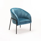 Sajah Velvet Chair - Blue