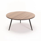Sangrio 80cm Round Coffee Table - Brown